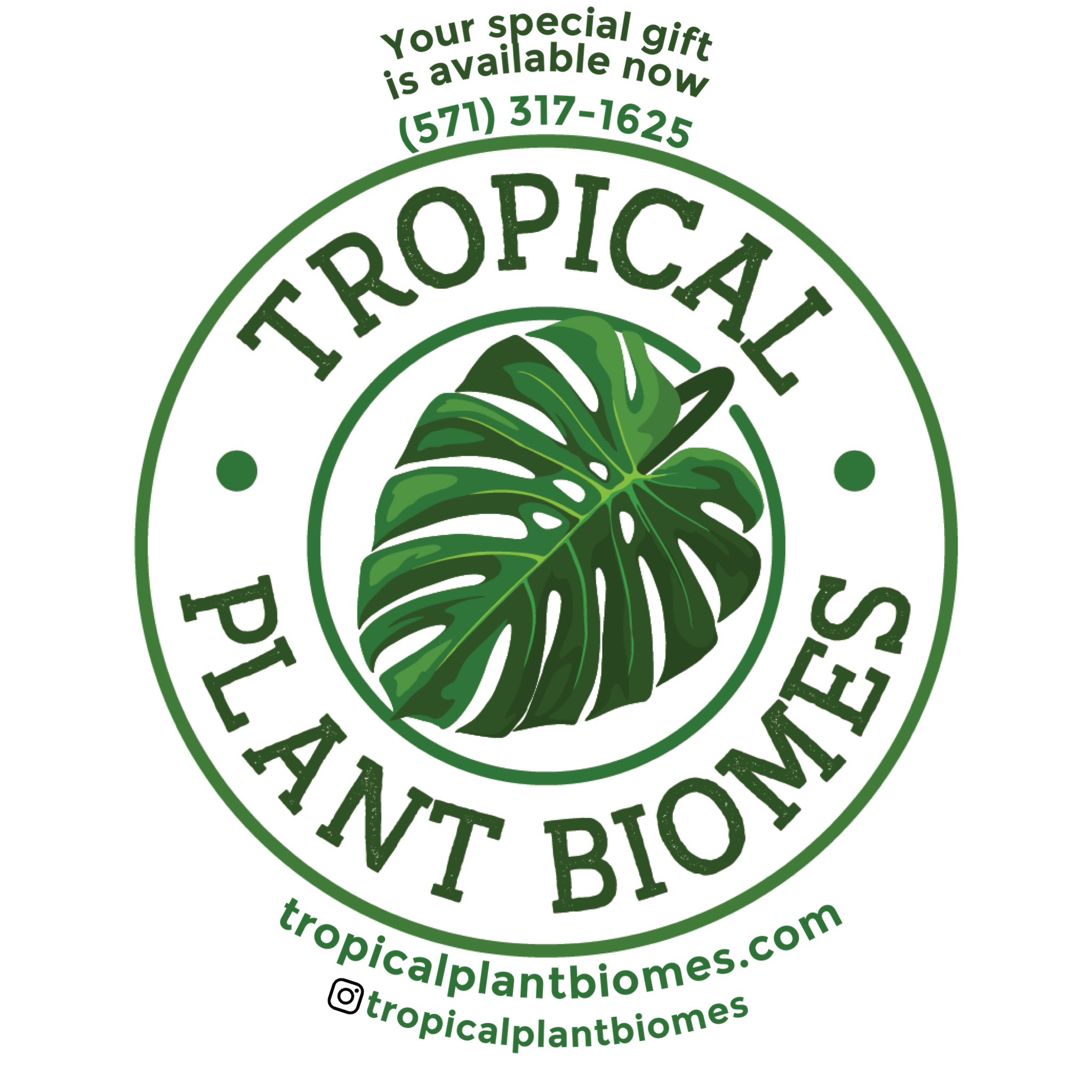 Tropical Plant Biomes Gift Card